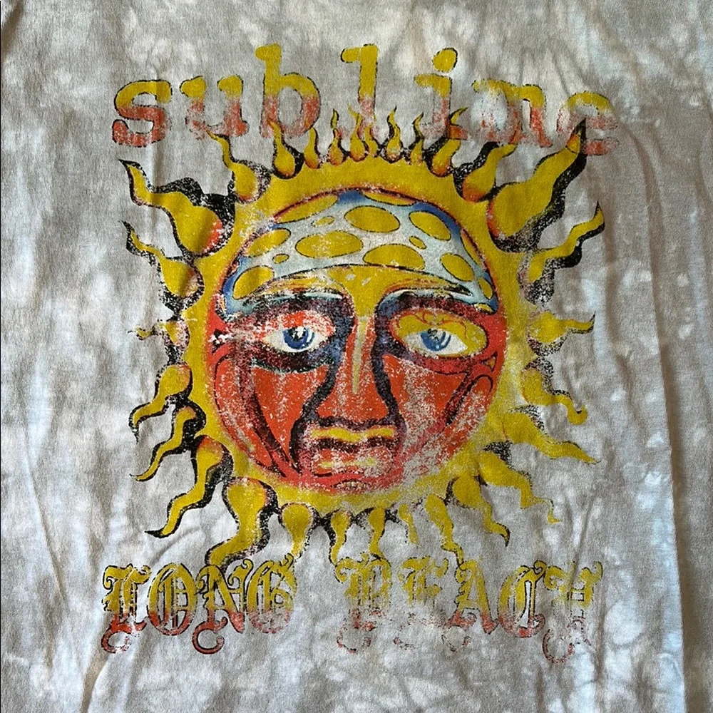 Tie-Dye Sublime Sun Graphic T-Shirt